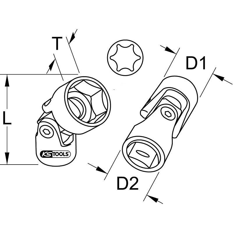 KS Tools 918.2415 Steckdosen/Steckdosen-Set Buchse