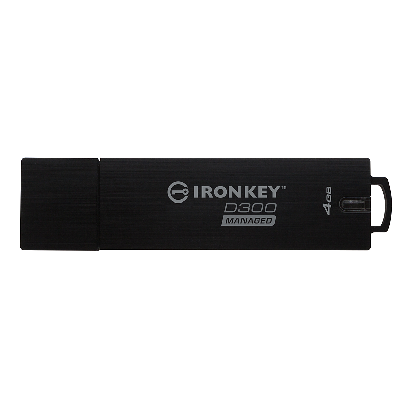 Kingston Technology IronKey D300 USB-Stick 4 GB USB Typ-A 3.2 Gen 1 (3.1 Gen 1) Schwarz