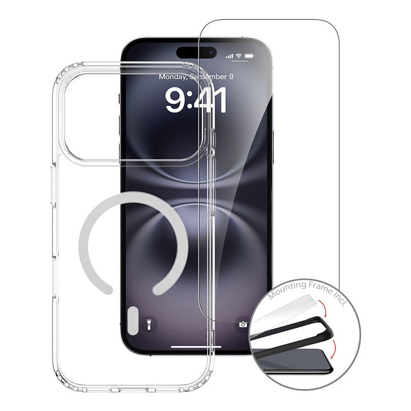 4smarts 541559 Handy-Schutzhülle 17,5 cm (6.9") Rand Transparent, Weiß