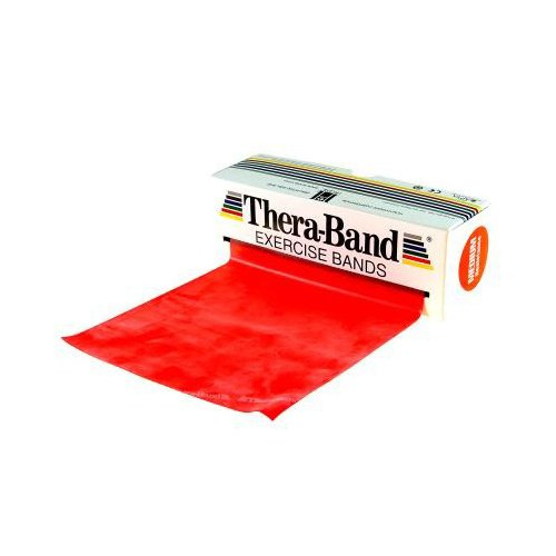 Theraline 100603001002 Übungsband Latex Rot