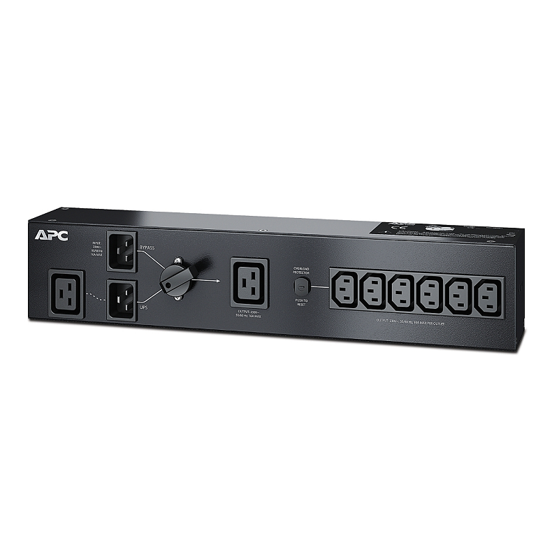 APC Service Bypass PDU, 230 V, 16 A mit (6) IEC C13 und (1) C19
