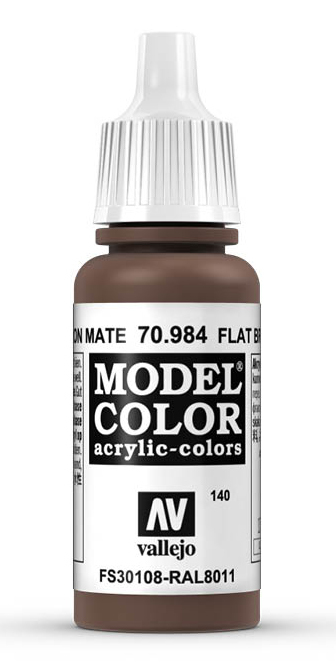 Vallejo 70.984 Acrylfarbe 17 ml Braun Flasche