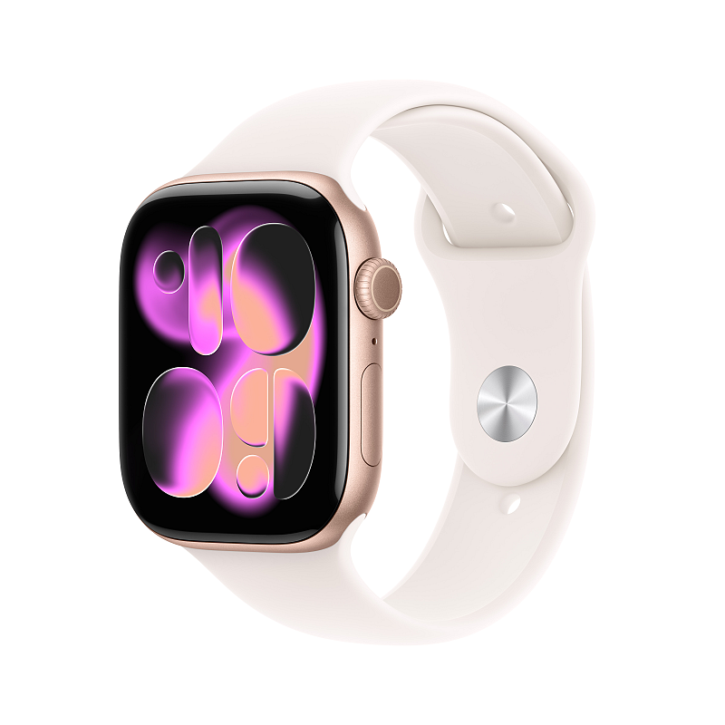 Apple Watch Series 11 OLED 46 mm Digital 416 x 496 Pixel Touchscreen Roségold WLAN GPS