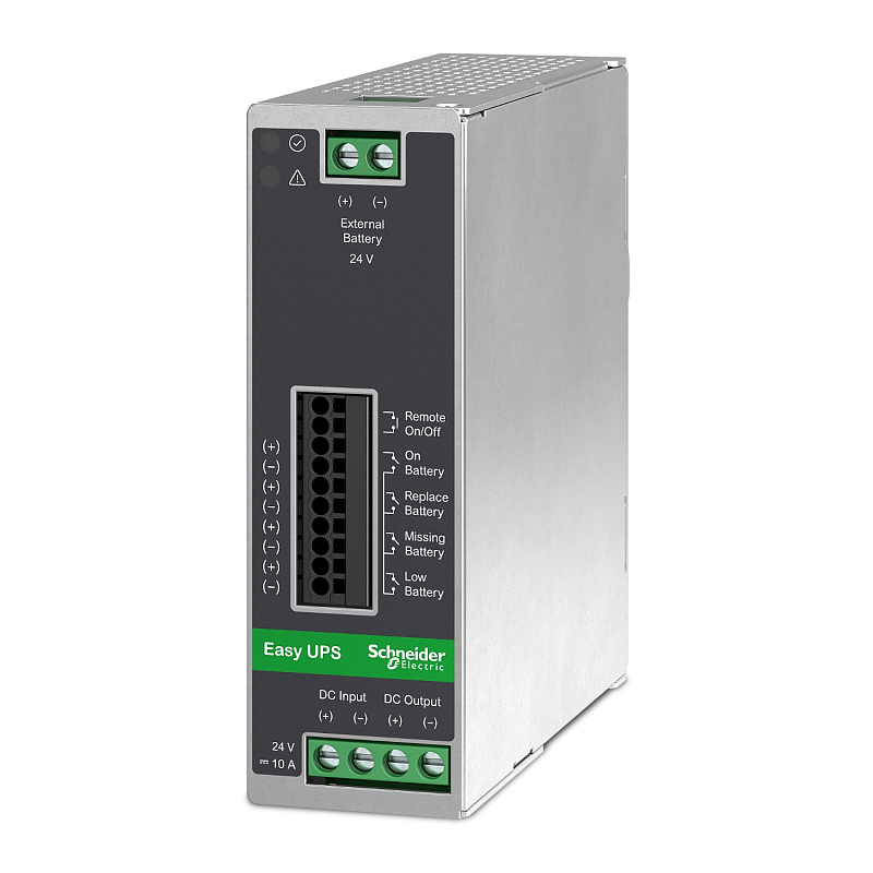 APC BVS240XDPDR 24-V-DC-USV – 240 Watt, 24 V, 10 A, DIN-Schienenmontage, Leistungsmodul ohne Batterie