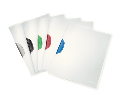 Leitz 41750099 Präsentations-Mappe Polycarbonat, Polypropylen (PP) Schwarz, Blau, Grün, Grau, Rot, Weiß