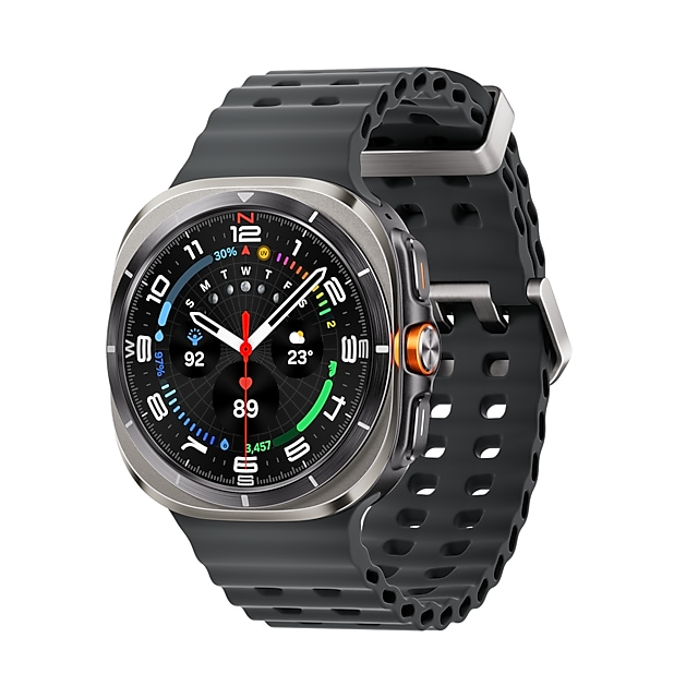Samsung Galaxy Watch Ultra 3,81 cm (1.5") AMOLED 47 mm Digital 480 x 480 Pixel Touchscreen 4G Silber, Titan WLAN GPS