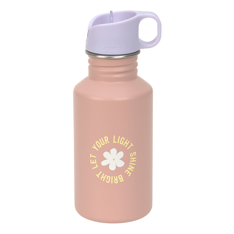 Lässig Pattern Party Tägliche Nutzung 500 ml Polypropylen (PP), Silikon, Edelstahl Rose