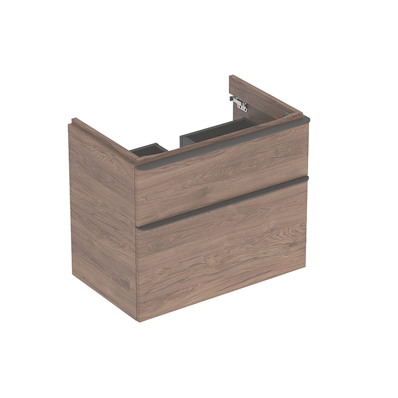 Geberit 500.353.JR.1 Aufbewahrungsschrank für Badezimmer Grau, Holz