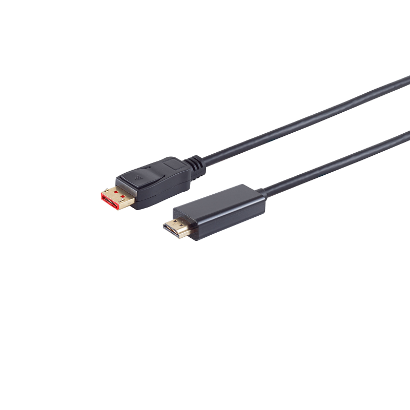 S/CONN maximum connectivity 10-71045 Videokabel-Adapter 3 m DisplayPort HDMI Typ A (Standard) Schwarz