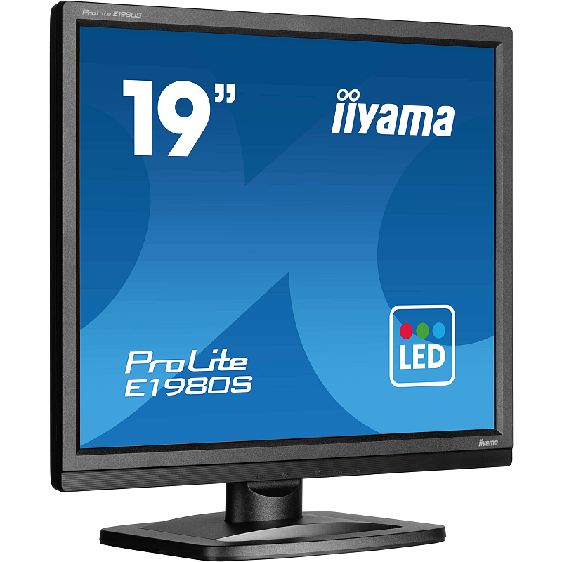 iiyama ProLite E1980S-B1 Computerbildschirm 48,3 cm (19") 1280 x 1024 Pixel VGA LED Schwarz