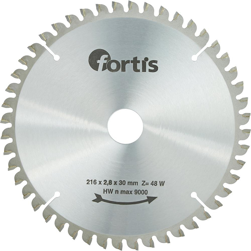 Fortis 4317784784795 Kreissägeblatt 21,6 cm 1 Stück(e)