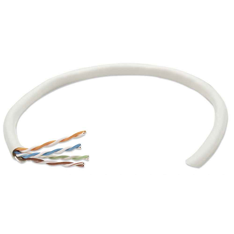 Intellinet Verlegekabel Cat5e, U/UTP, 305 m Spenderbox, AWG 26, Massivdraht, U/UTP, CCA, grau