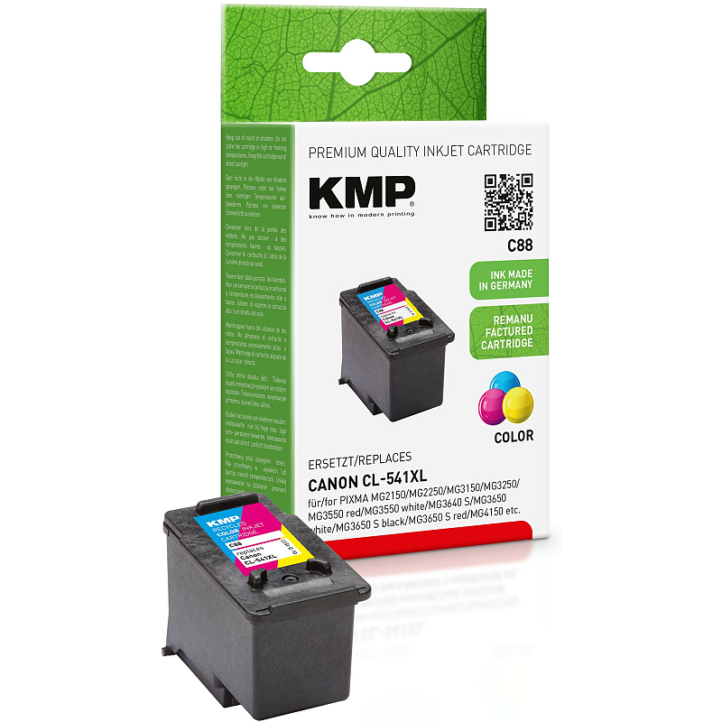 KMP C88 Druckerpatrone 1 Stück(e) Cyan, Magenta, Gelb