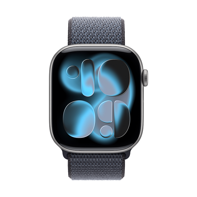 Apple MFFH4ZM/A Intelligentes tragbares Accessoire Band Blau Nylon, Recyceltes Polyester, Spandex