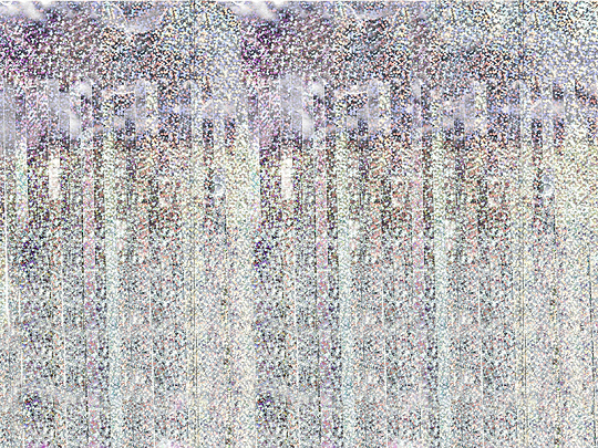 PartyDeco Partyvorhang, holografisch, 90 x 250cm