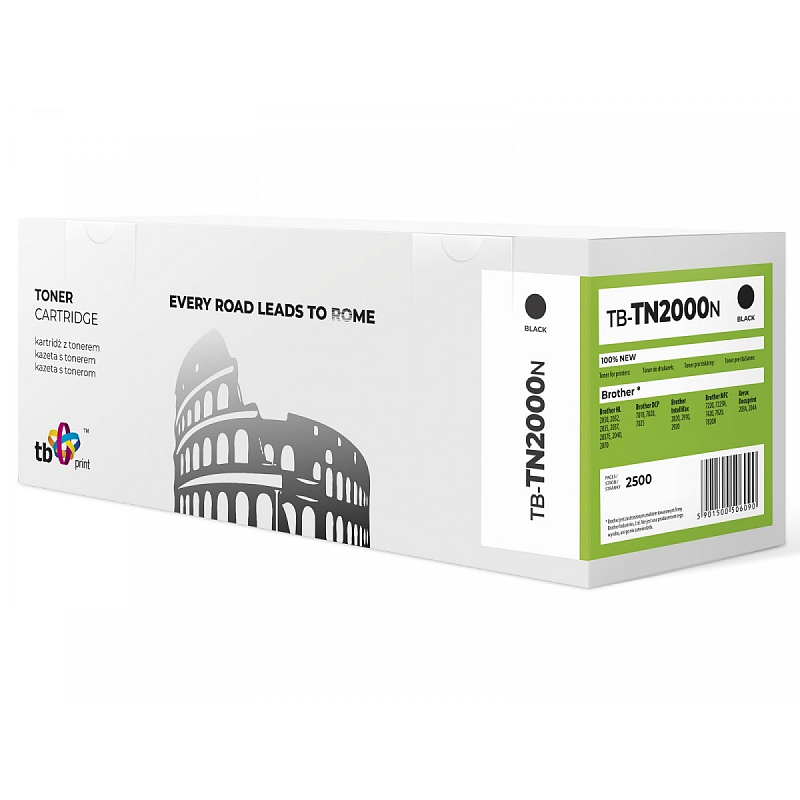 TB Print TB-TN2000N Tonerkartusche 1 Stück(e) Kompatibel Schwarz