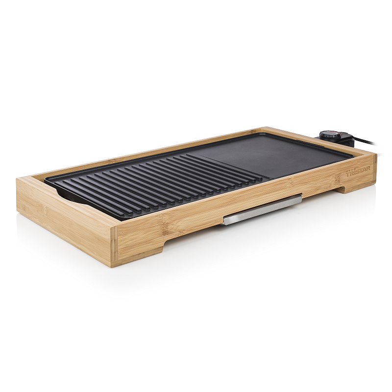 Tristar BP-2641 Bambus Grillplatte XL