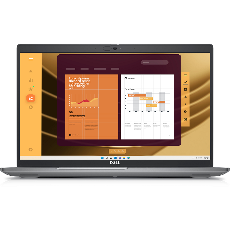 DELL Latitude 5550 Intel Core Ultra 5 135U Laptop 39,6 cm (15.6") Full HD 16 GB DDR5-SDRAM 512 GB SSD Wi-Fi 6E (802.11ax) Windows 11 Pro Deutsch Grau