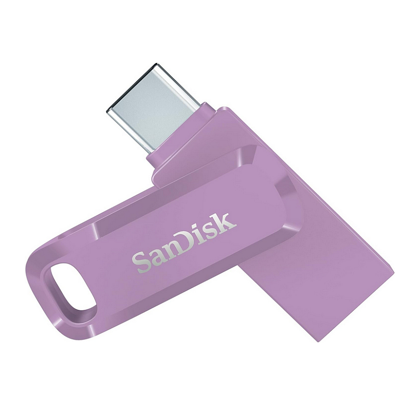 SanDisk Ultra Dual Drive Go USB 128GB USB-Stick USB Type-A / USB Type-C 3.2 Gen 1 (3.1 Gen 1) Lavendel