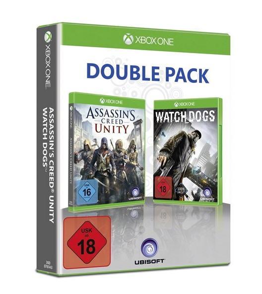 Ubisoft Big Hit Pack: Assassin's Creed Unity & Watch Dogs, Xbox One Deutsch
