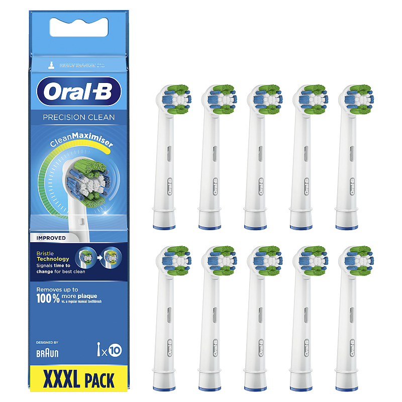 Oral-B Precision Clean 80339360 Elektrischer Zahnbürstenkopf 10 Stück(e) Blau, Weiß