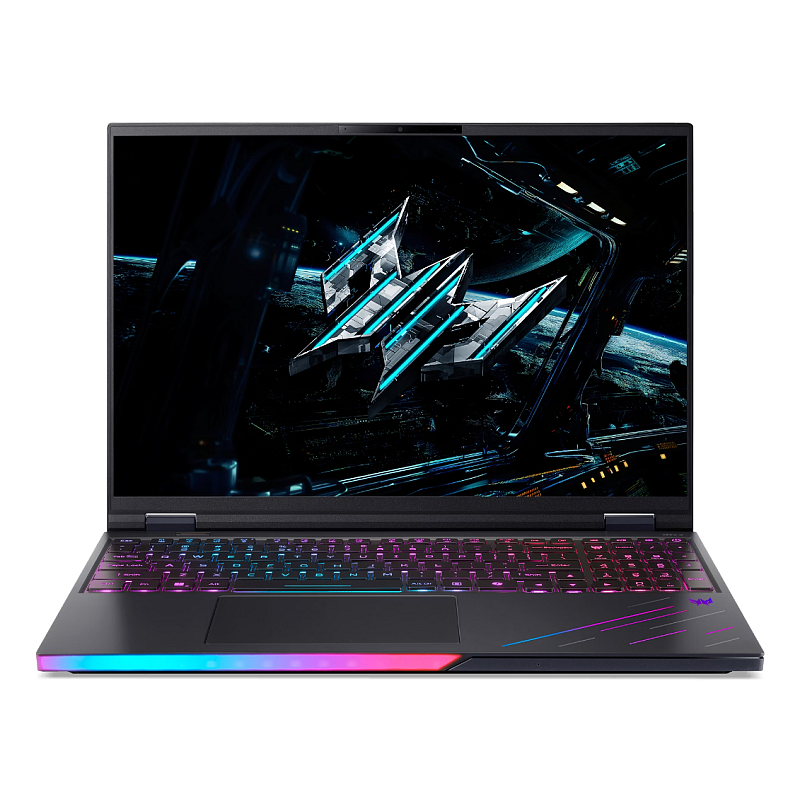 Acer Predator PH16-73-96SW Intel Core Ultra 9 275HX Laptop 40,6 cm (16") WQXGA 64 GB DDR5-SDRAM 2 TB SSD NVIDIA GeForce RTX 5090 Wi-Fi 7 (802.11be) Windows 11 Home Schwarz