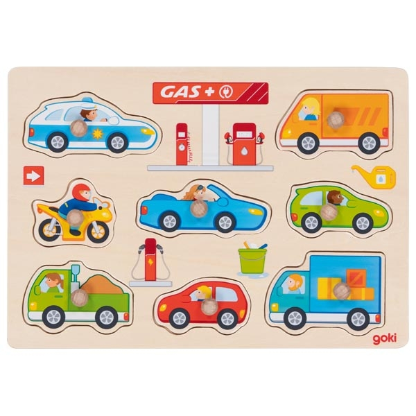 Goki 57341 Puzzle Formpuzzle 8 Stück(e) Fahrzeuge