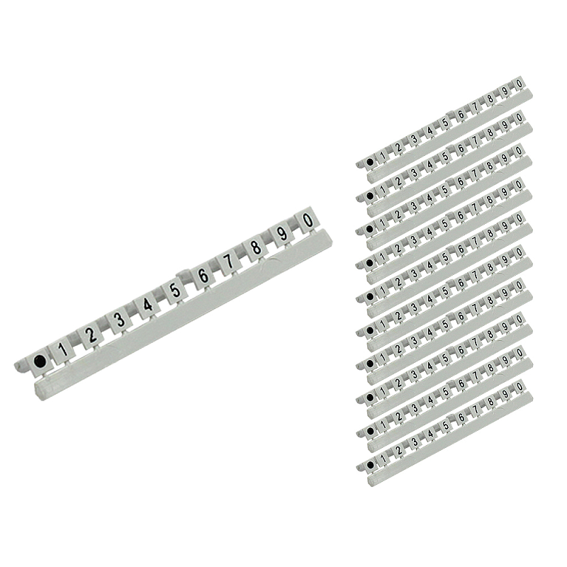 Alcasa GC-N0070 Kabelmarkierer Weiß 100 Stück(e)