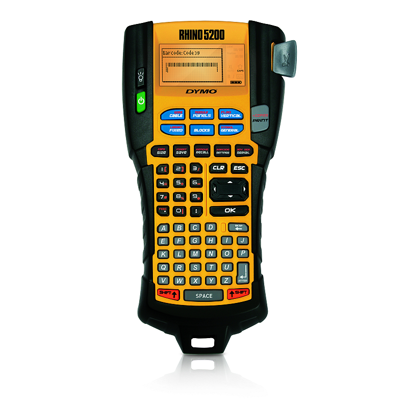 DYMO RHINO 5200 Etikettendrucker Wärmeübertragung 180 x 180 DPI 10 mm/sek ABC