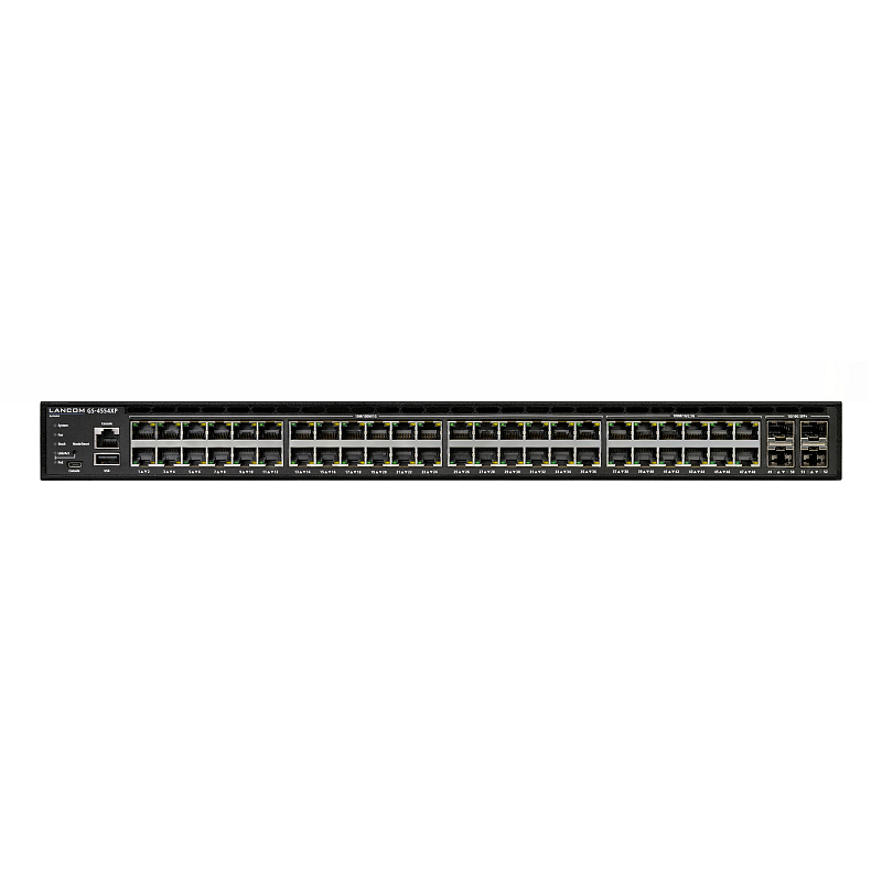 LANCOM GS-4554XP Managed L3 2.5G Ethernet (100/1000/2500) Power over Ethernet (PoE) 1U Schwarz