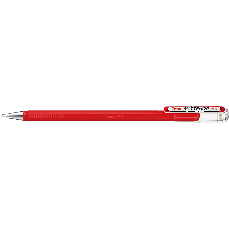 Pentel Mattehop Fein Verschlossener Gelschreiber Rot 1 Stück(e)