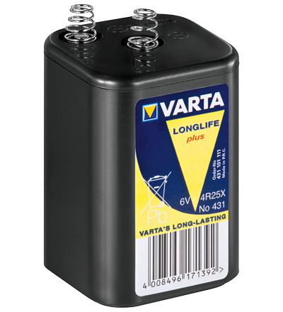 Varta 4R25X 8500mAh (431) 6V Einwegbatterie Zinkchlorid