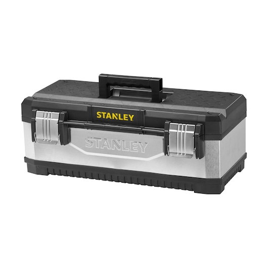 Black & Decker 1-95-619 Werkzeugkoffer Schwarz, Silber Kunststoff, Stahl