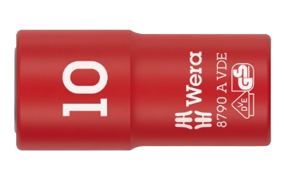 Wera 05005936001 Steckschlüsseleinsatz Steckschlüsselbuchse Rot, Weiß