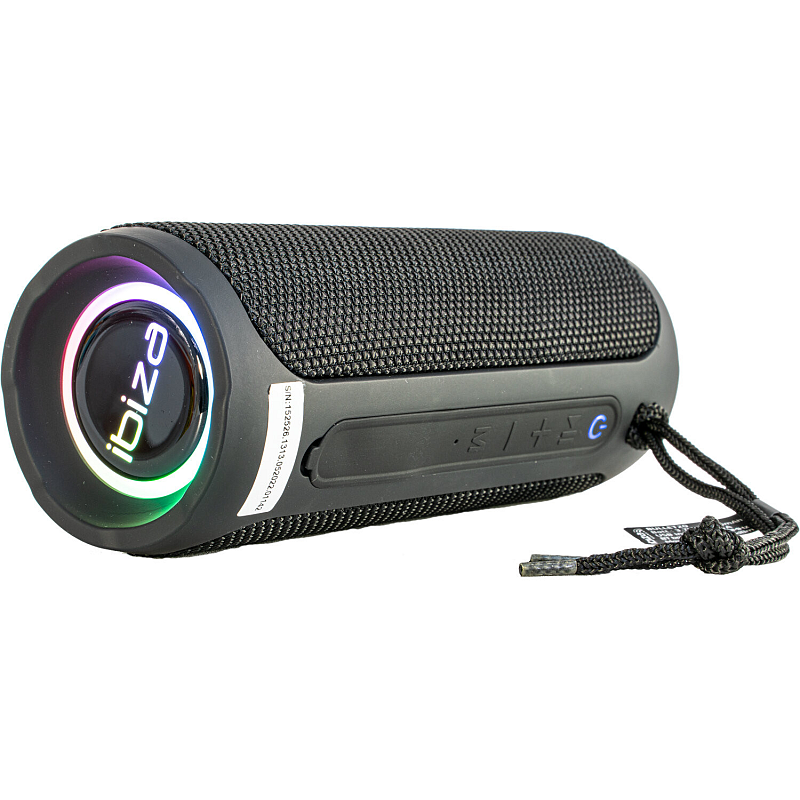 Ibiza Sound 15-2526 Tragbarer-/Partylautsprecher Tragbarer Mono-Lautsprecher Schwarz 20 W