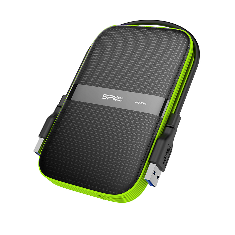 Silicon Power Armor A60 Externe Festplatte 1 TB 2.5" USB Typ-A 3.2 Gen 1 (3.1 Gen 1) Schwarz