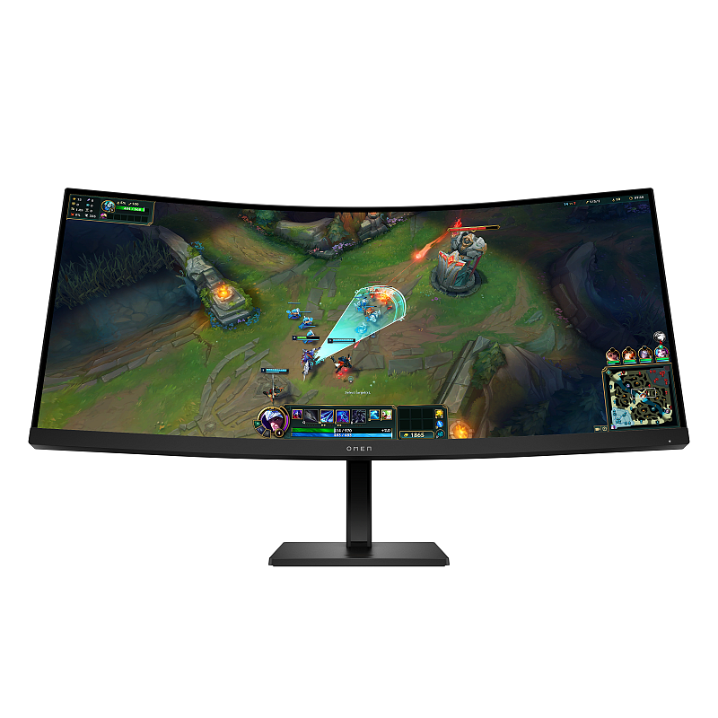 HP OMEN LCD 34c G2 curved VA 34 86,4 cm WQHD 3440x1440 1ms 185 Hz 400 nits2xHDMIDPVESA Computerbildschirm 86,4 cm (34") 3440 x 1440 Pixel Wide Quad HD Schwarz
