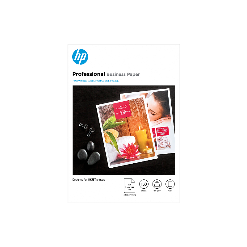 HP Professional Business Papier, matt, 180 g/m2, A4 (210 x 297 mm), 150 Blatt
