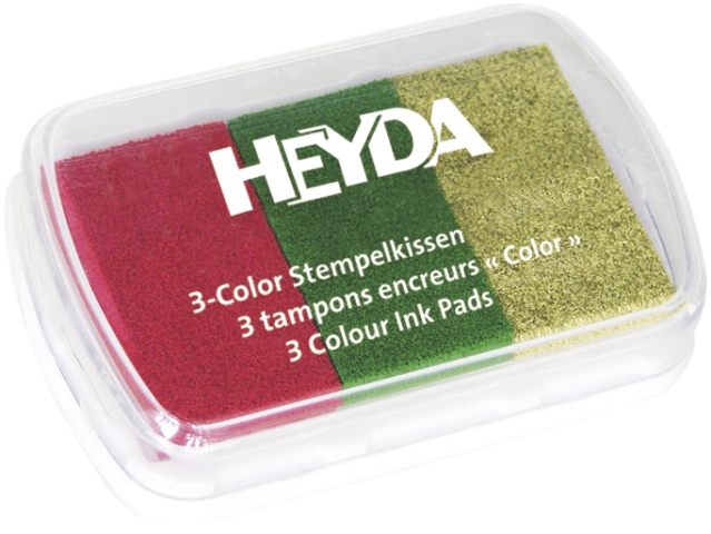 HEYDA 204888467 Stempelkissen Mehrfarbig 3 Stück(e)