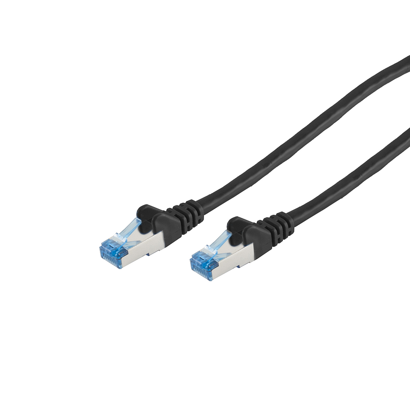 S/CONN maximum connectivity 75711-0.25S Netzwerkkabel Schwarz 0,25 m Cat6a S/FTP (S-STP)
