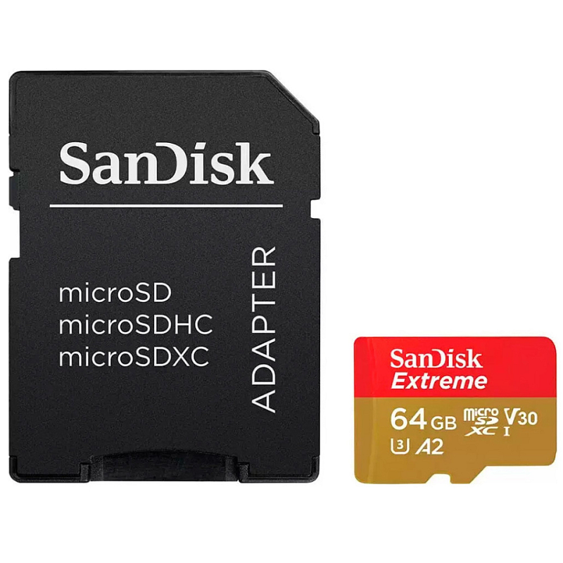 SanDisk Extreme PLUS 64 GB MicroSDXC Klasse 10