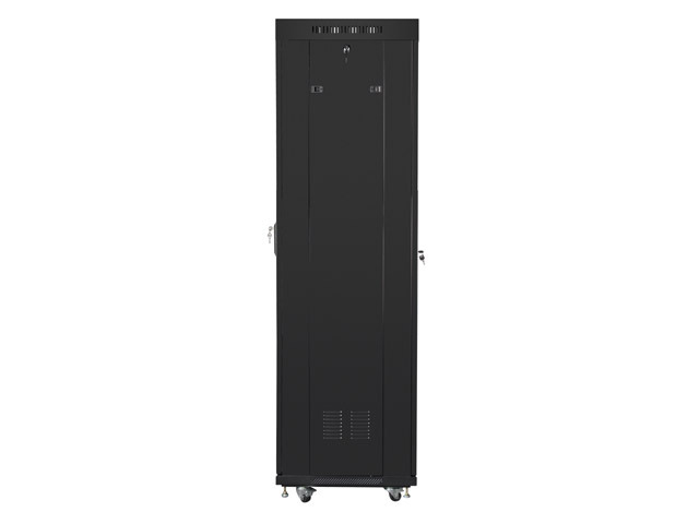 Lanberg FF01-6642-12BL Rack 42U Freistehendes Gestell Schwarz