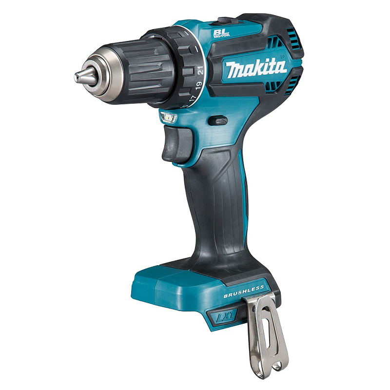 Makita DDF485Z Bohrmaschine 1900 RPM Ohne Schlüssel 1,7 kg Schwarz, Blau
