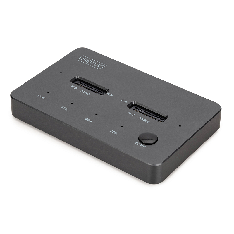 Digitus NVMe Klonstation USB3.1 Gen2 Typ-C NVMe M.2 SSD Gehäuse