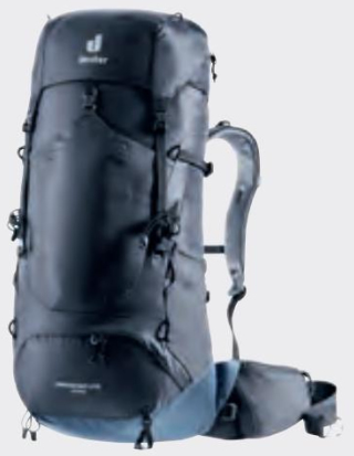 Deuter Aircontact Lite 40 + 10 40 l Schwarz, Blau