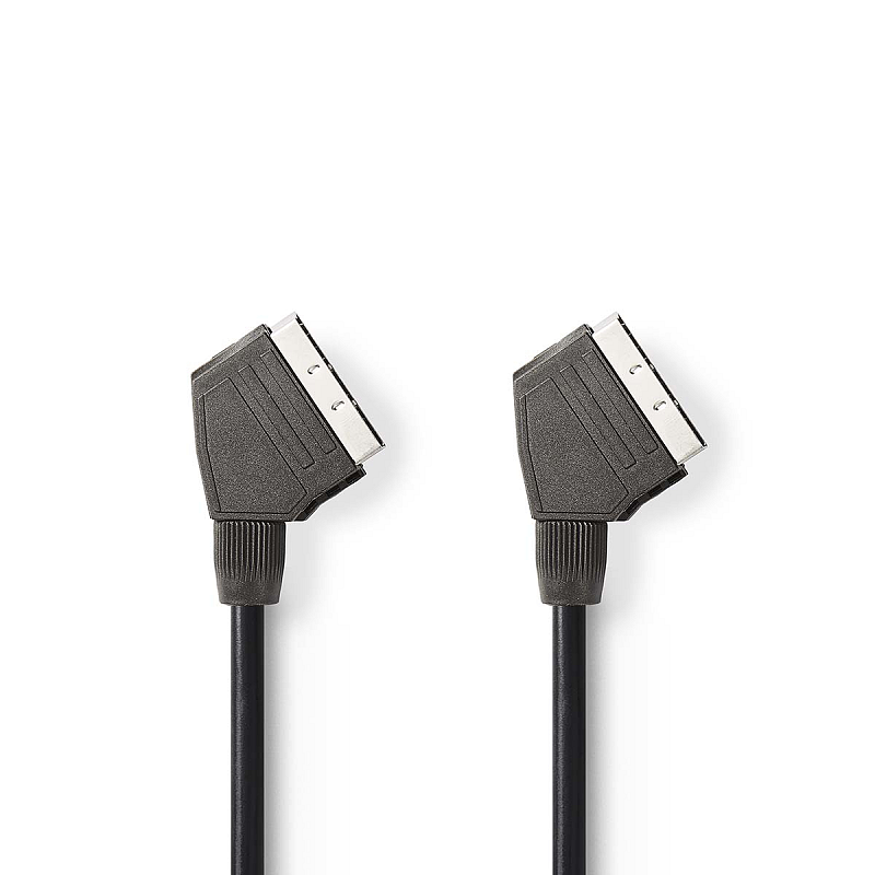 Nedis CVGL31001BK15 SCART-Kabel 1,5 m SCART (10-pin) Schwarz