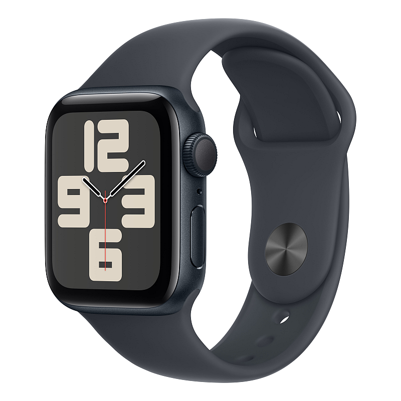 Apple Watch SE OLED 40 mm Digital 324 x 394 Pixel Touchscreen Schwarz WLAN GPS