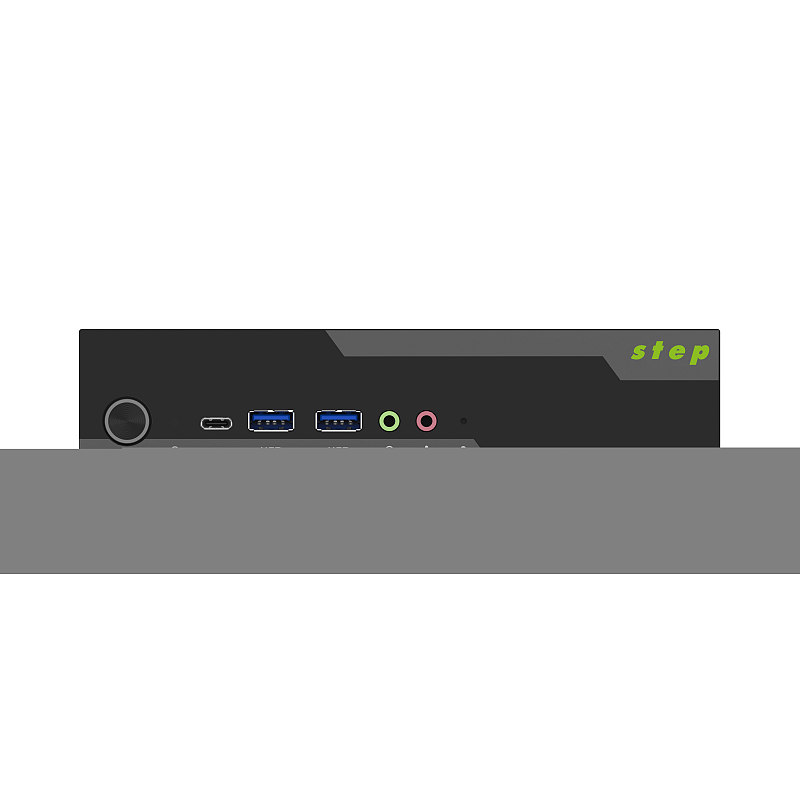 step ION Intel® Core™ i5 i5-12400 8 GB DDR4-SDRAM 256 GB SSD Windows 11 Pro Micro PC Mini-PC Schwarz