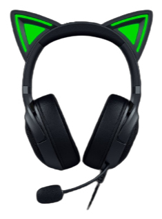 Razer Kraken Kitty V2 Kopfhörer Kabelgebunden Kopfband Gaming USB Typ-A Schwarz