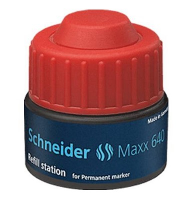Schneider Schreibgeräte Maxx 640 Marker-Nachfüller Rot 30 ml 1 Stück(e)